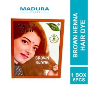 Eagles Gold Brown Henna Hair Dye (1Box x 6pcs)