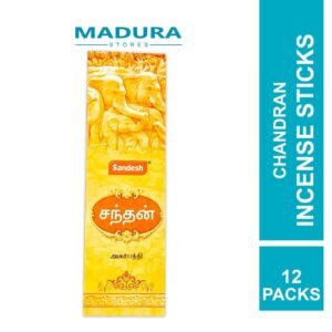 Sandesh Chandran Incense Sticks (12 Pack) 2 in 1