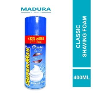 Super-Max Classic Shaving Foam 400ml (Krim Pencukur)