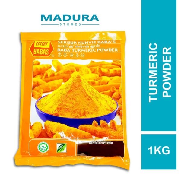 Baba’s Turmeric Powder 1kg (Serbuk Kunyit) – Madura Stores