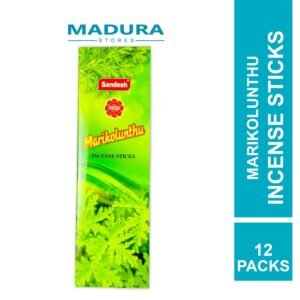 Sandesh Marikolunthu Incense Sticks (12 Packs) 2 in 1